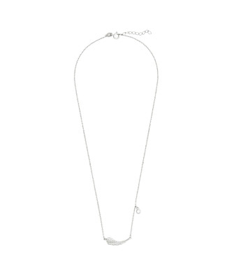 Silver Necklace with Cross Heart Infinity