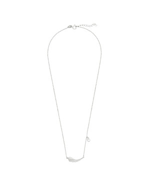 Silver Necklace with Cross Heart Infinity