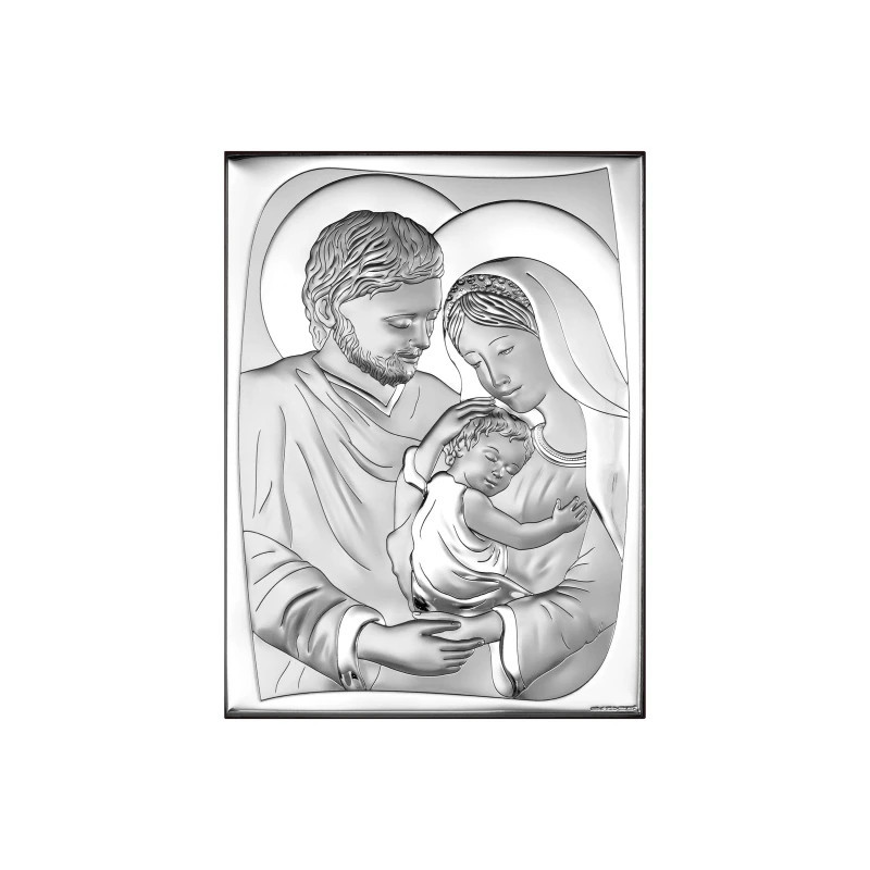 Silver Image of the Holy Family Silver Image of the Holy Family