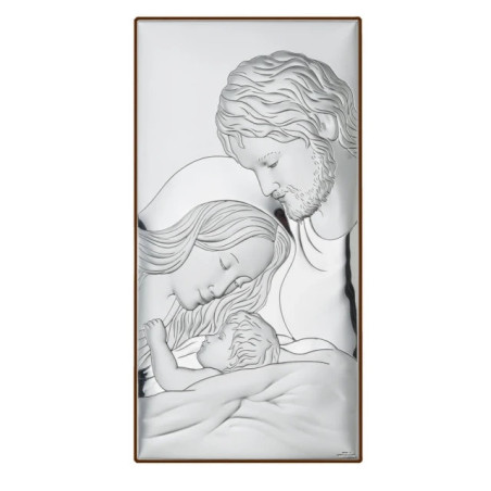 Silver Image of the Holy Family
