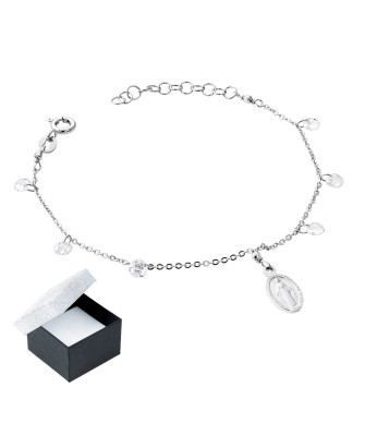 Silver choker bracelet of a sacred type