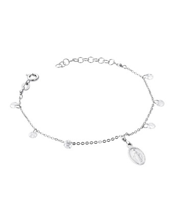 Silver choker bracelet of a sacred type