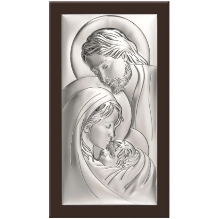 Silver Image of the Holy Family
