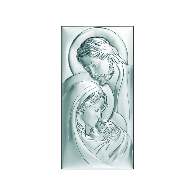 Silver Image of the Holy Family Silver Image of the Holy Family