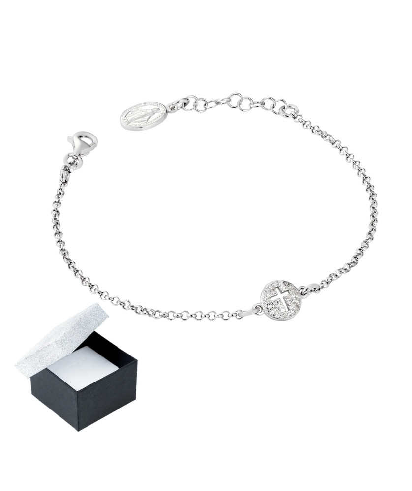 Silver bracelet with Sacred ornaments