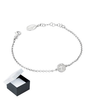 Silver bracelet with Sacred ornaments