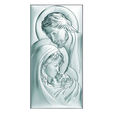 Silver Image of the Holy Family