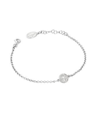 Silver bracelet with Sacred ornaments