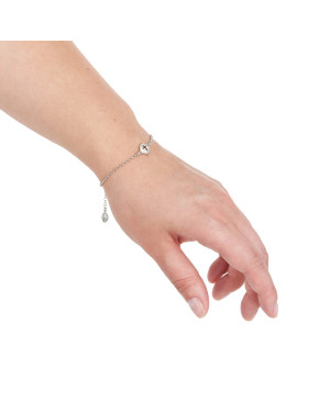 Silver bracelet with Sacred ornaments