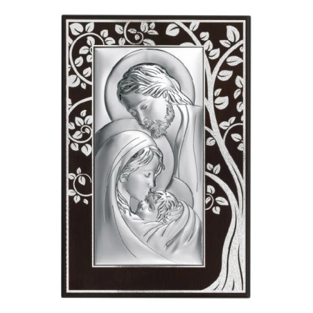 Silver Image of the Holy Family