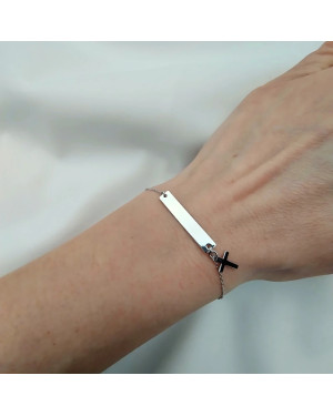 Silver bracelet SACRED type ENGRAVING