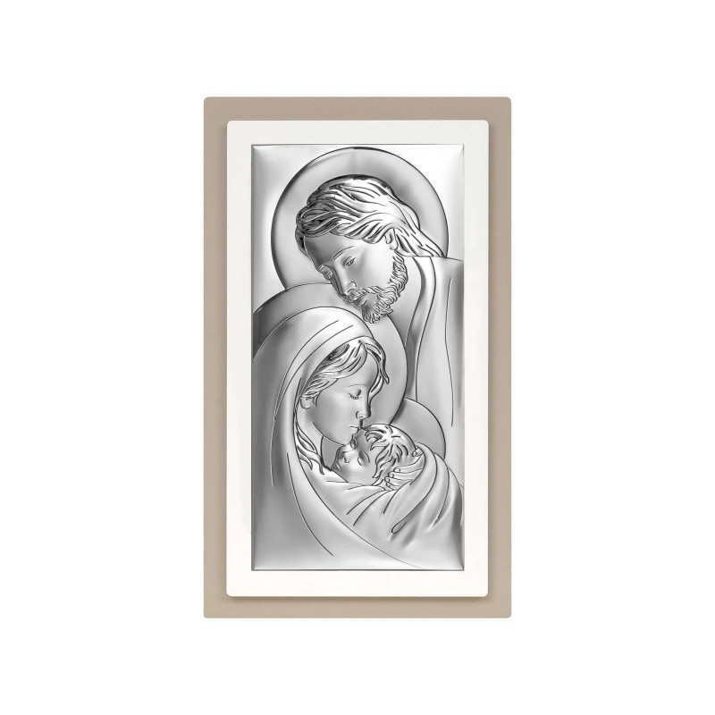 Silver Image of the Holy Family