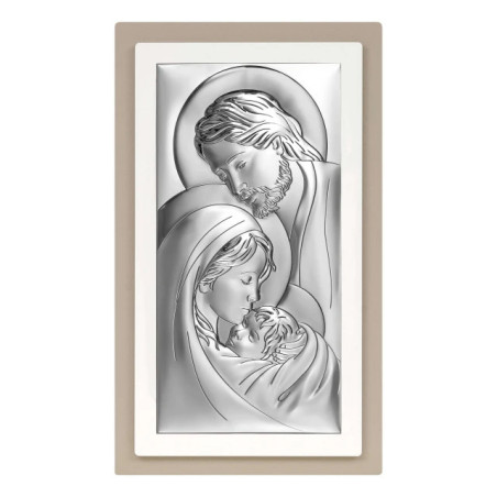 Silver Image of the Holy Family