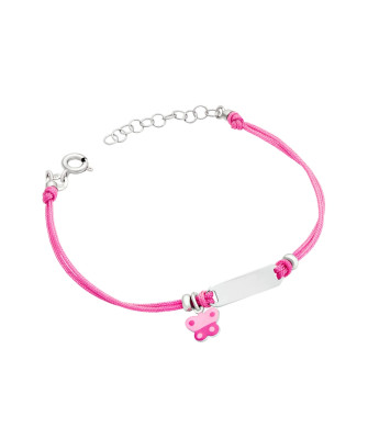 Princess bracelet ENGRAVING mini butterfly