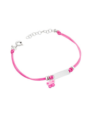 Princess bracelet ENGRAVING mini butterfly