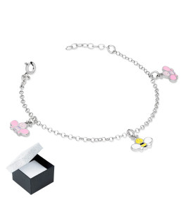 Silver bracelet BEES