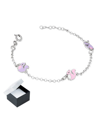 Silver bracelet SQUIRREL