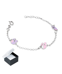 Silver bracelet SQUIRREL