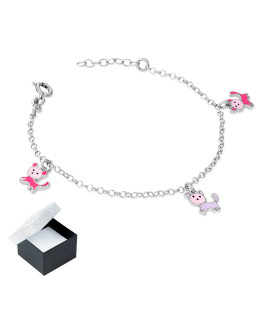 Silver bracelet CAT