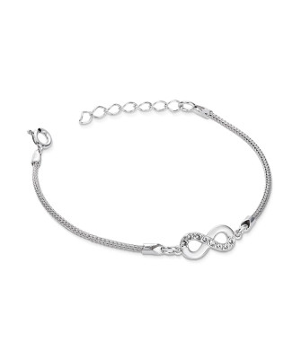 Silver Infinity Bracelet