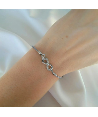 Silver Infinity Bracelet