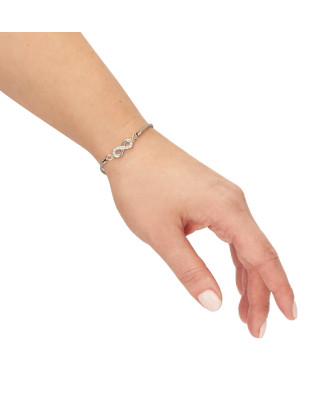 Silver Infinity Bracelet