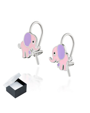 Silver Children’s Elephant Earrings