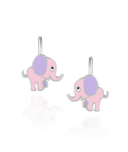 Silver Children’s Elephant Earrings