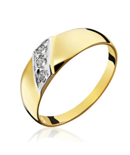 8k gold ring with stones