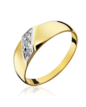 8k gold ring with stones