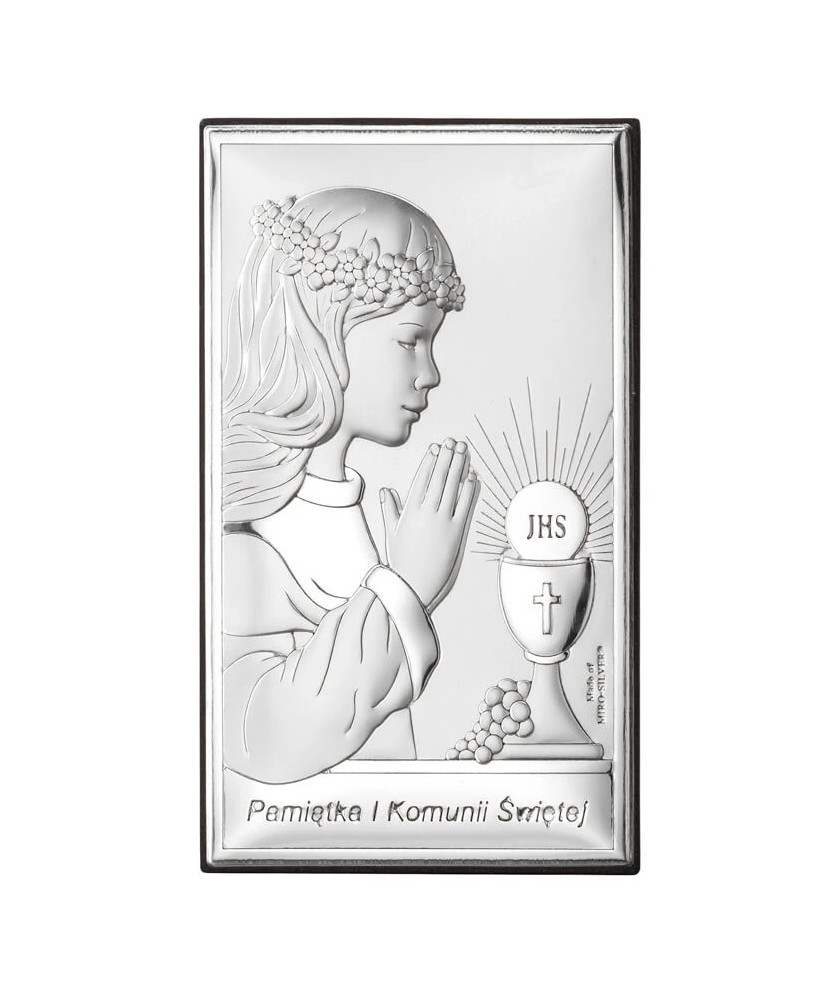 Silver Communion Souvenir for Girl