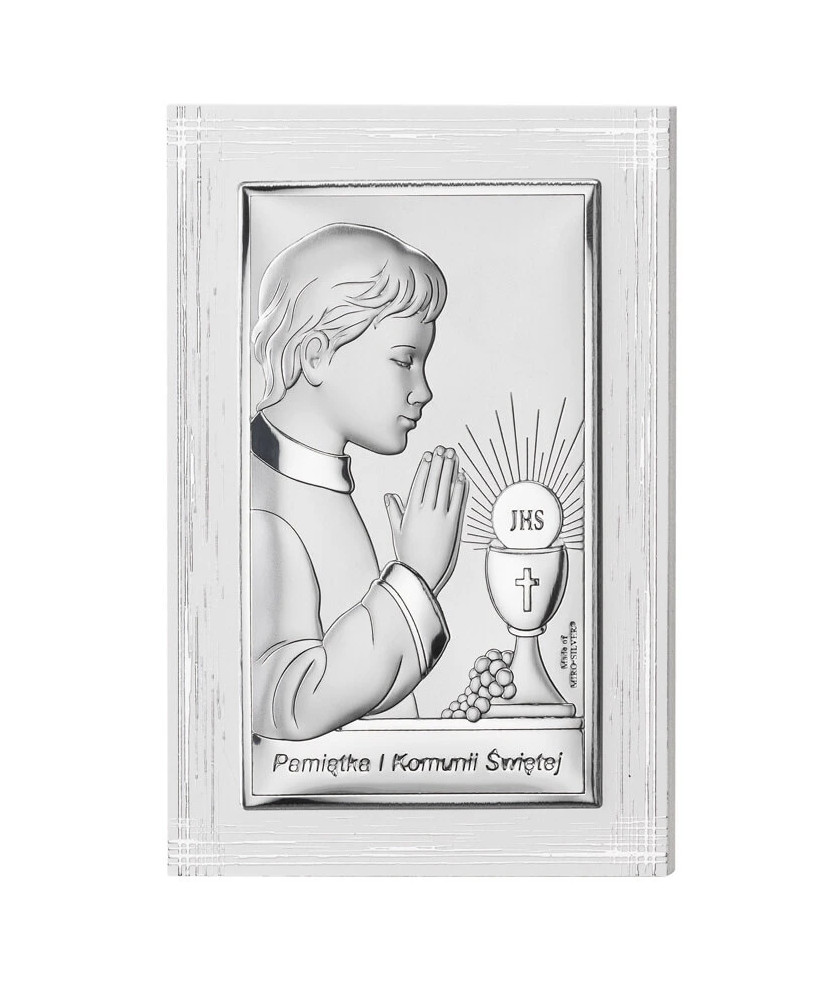 Original communion souvenirs for boy silver