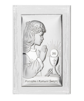 Original communion keepsake for a girl silver