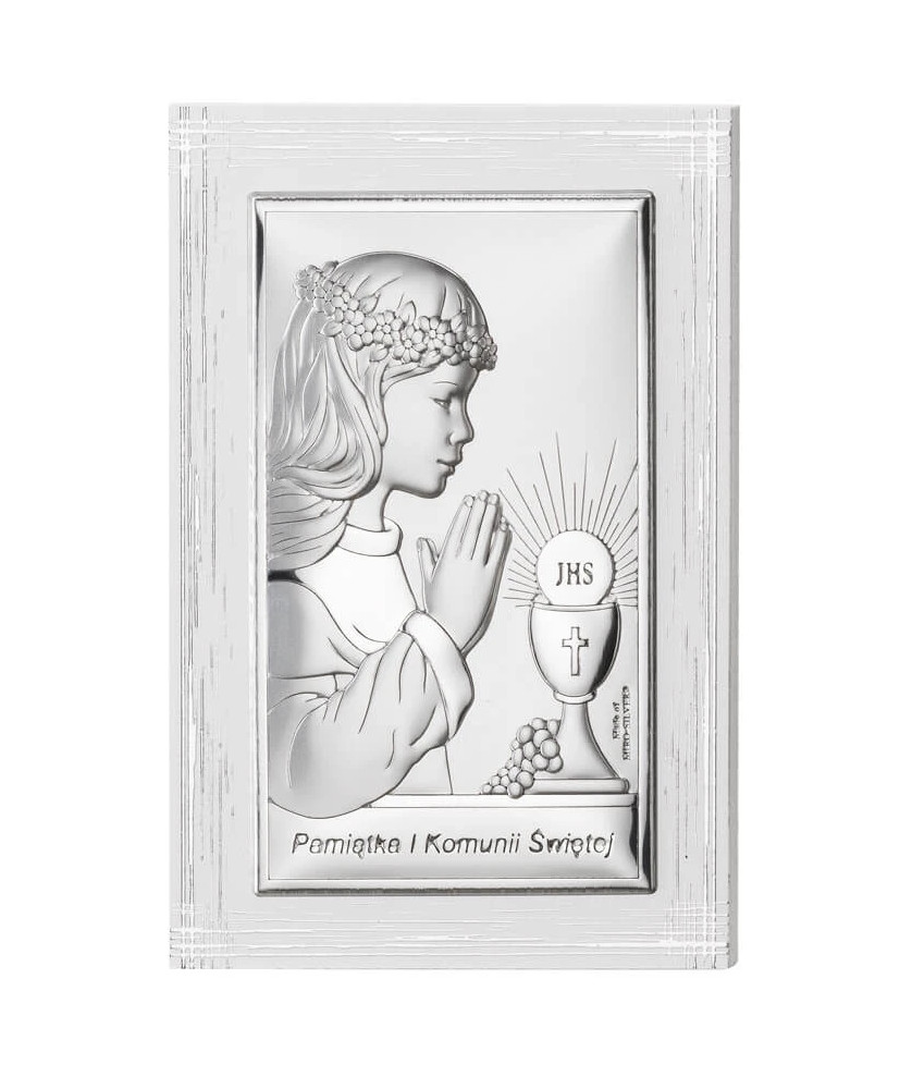 Original communion keepsake for a girl silver