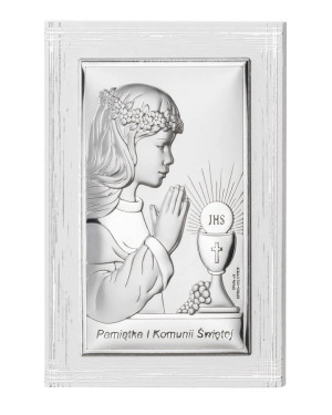 Original communion keepsake for a girl silver