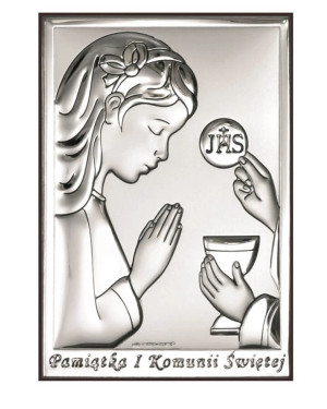 Silver Communion Souvenir for Girl