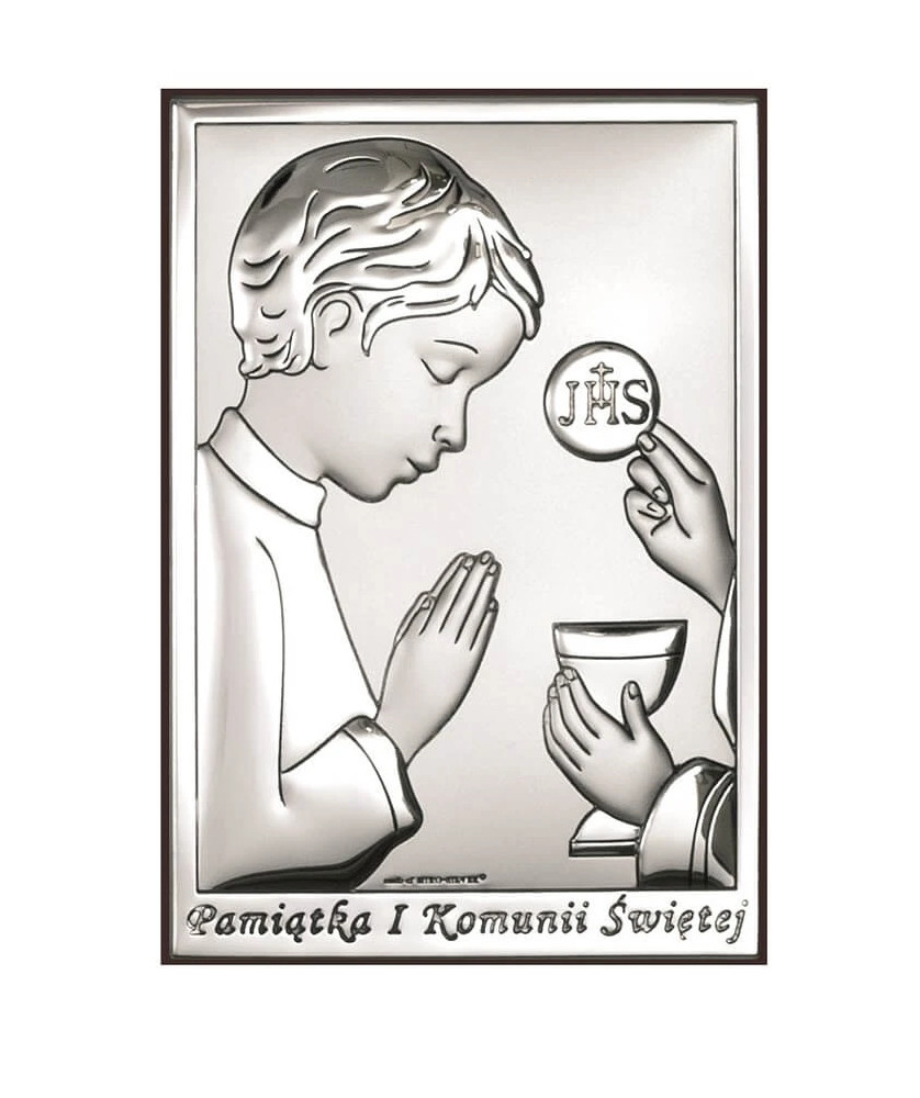 Communion Souvenir for Boy Silver