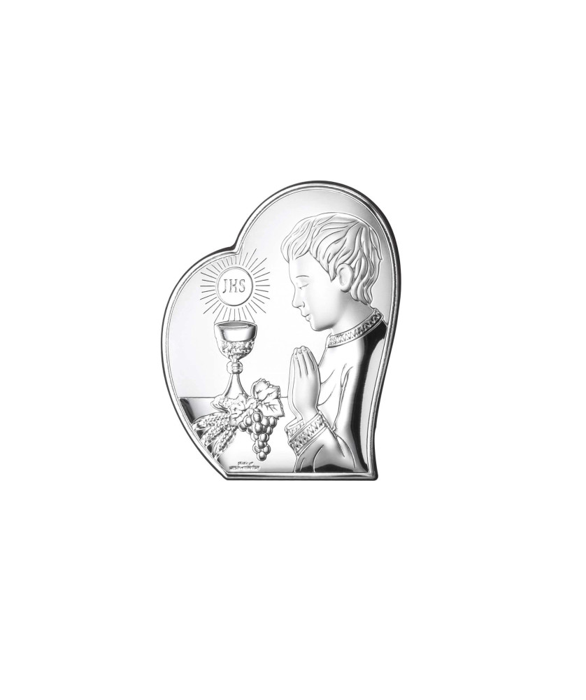 Communion Souvenir for Boy Silver