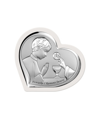 Silver Communion Souvenir for Boy