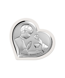 Silver Communion Souvenir for Boy