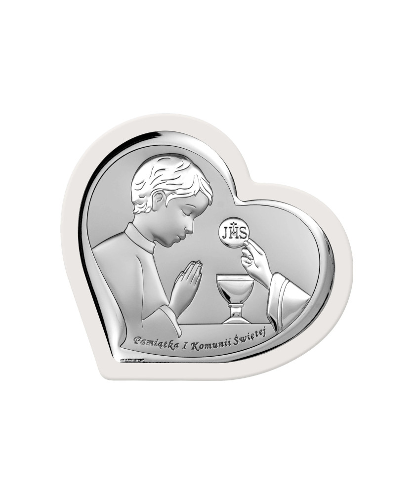 Silver Communion Souvenir for Boy