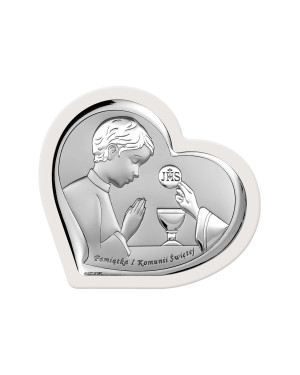 Silver Communion Souvenir for Boy