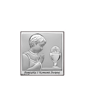 Communion Souvenir for Boy Silver
