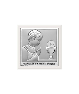 Communion Souvenir for Boy Silver