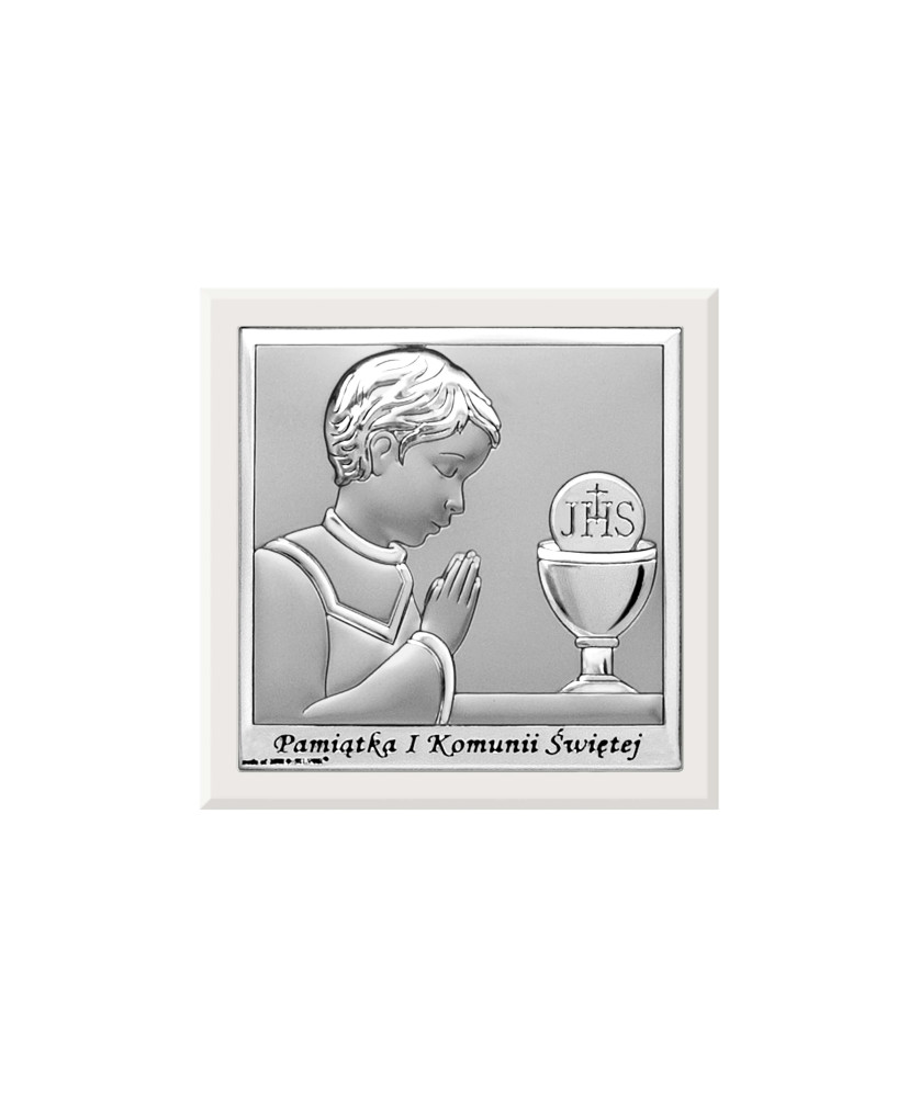 Communion Souvenir for Boy Silver
