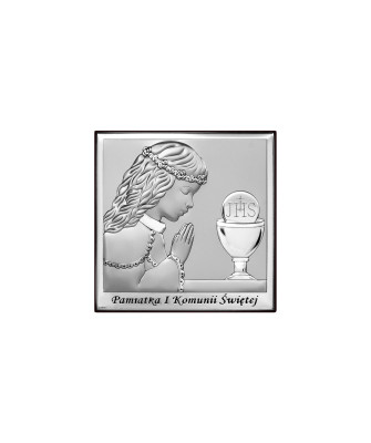 Silver Communion Souvenir for Girl