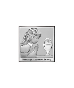 Silver Communion Souvenir for Girl