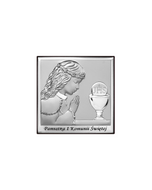 Silver Communion Souvenir for Girl