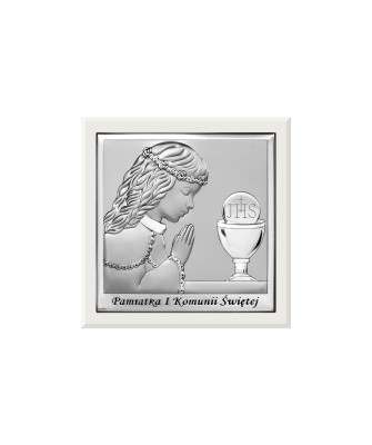 Communion Souvenir for Girl Silver