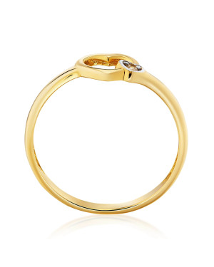 Double heart ring 8k